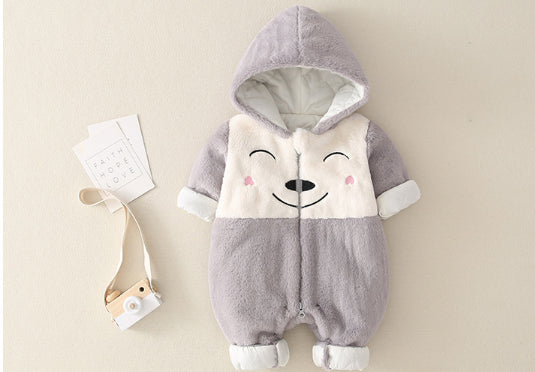 Winter Thickened Cotton Jumpsuit