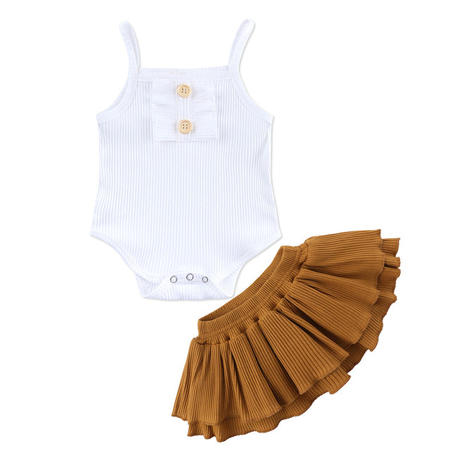 New Baby Summer Romper Skirt