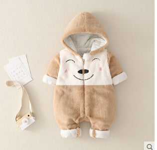 Winter Thickened Cotton Jumpsuit