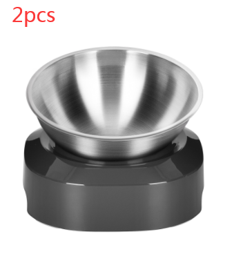 Stainless Steel Pet Double Night Bowl