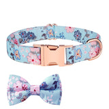 Simple Bow Pet Collar Set