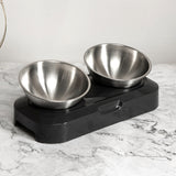 Stainless Steel Pet Double Night Bowl