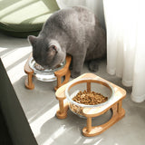 Single Glass Food Pet Bowl