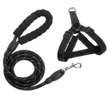 Reflective Pet Leash Collar Set