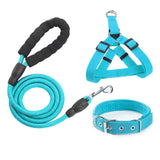 Reflective Pet Leash Collar Set