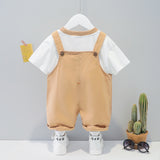 Cartoon Short-sleeved Overalls Clothing