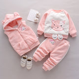 Baby Thickening Three-piece Set