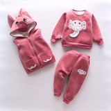 Baby Thickening Three-piece Set