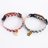 Striped Bell Adjustable Pet Collar