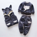 Baby Thickening Three-piece Set