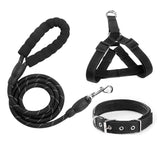 Reflective Pet Leash Collar Set